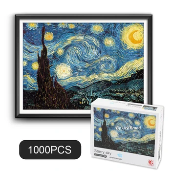 1000pcs Large Van Gogh Starry Sky Puzzle Assembling Toy for Adult Kids Games DIY Early Education Gift
1000pcs Large Van Gogh Starry Sky Puzzle Assembling Toy for Adult Kids Games DIY Early Education Gift