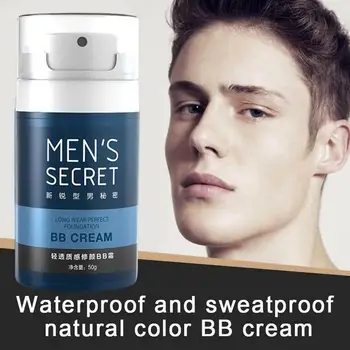 50ml Men Brighten Base Makeup BB Cream Natural Color BB Foundation Cream Base Cushion Makeup Cream Men Make Up
50ml Men Brighten Base Makeup BB Cream Natural Color BB Foundation Cream Base Cushion Makeup Cream Men Make Up