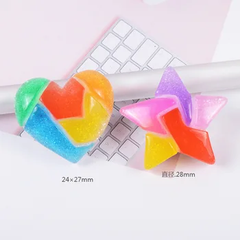 2Pcs Slime Charms Colorful Love Star Slime Accessories Beads Making Supplies With Drawstring Pouch For DIY Crafts Scrapbooki
2Pcs Slime Charms Colorful Love Star Slime Accessories Beads Making Supplies With Drawstring Pouch For DIY Crafts Scrapbooki