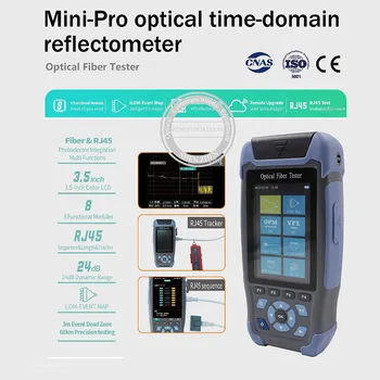 mini pro 980REV OTDR Reflectometer 9 functions in 1 device OPM OLS VFL Event Map RJ45 Ethernet Cable Sequence Distance Tracker
mini pro 980REV OTDR Reflectometer 9 functions in 1 device OPM OLS VFL Event Map RJ45 Ethernet Cable Sequence Distance Tracker