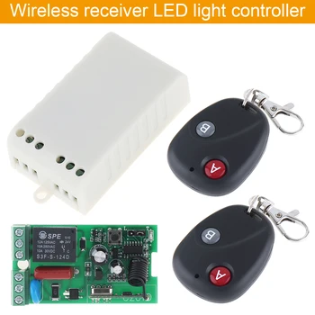 Remote Control Receiver + 2Transmitter AC 220V 1CH RF Wireless Remote Switch For Light Switch and Electrical Equipments
Remote Control Receiver + 2Transmitter AC 220V 1CH RF Wireless Remote Switch For Light Switch and Electrical Equipments