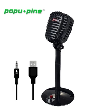 USB Condenser Microphone Omnidirectional Karaoke Network Audio Retro Laptop Microphone HD Voice Record Noise Cancelling for PC
USB Condenser Microphone Omnidirectional Karaoke Network Audio Retro Laptop Microphone HD Voice Record Noise Cancelling for PC