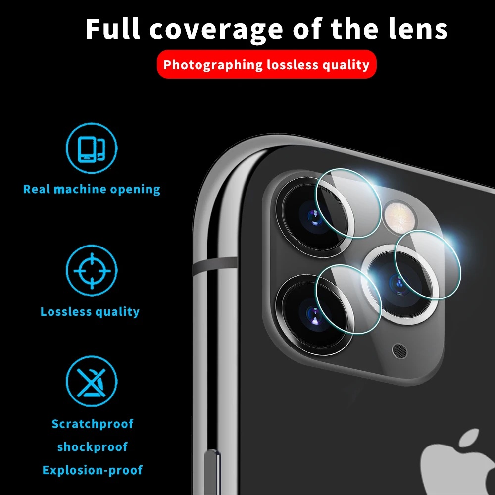 Transparent Back Camera Lens Screen Protector for iPhone 11 Pro Max Tempered Glass Ultra Thin Toughened Glass for iPhone 11 Pro
Transparent Back Camera Lens Screen Protector for iPhone 11 Pro Max Tempered Glass Ultra Thin Toughened Glass for iPhone 11 Pro