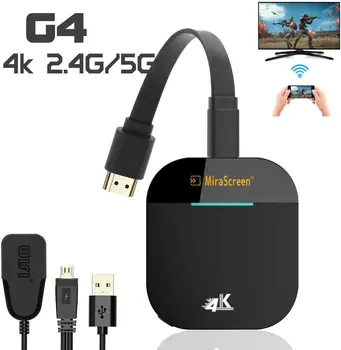 JZYuan Mirascreen G5 2.4G 5G 4K Wireless HDMI Adapter For Android IOS TV stick Dongle Miracast Airplay Receiver Wifi Dongle
JZYuan Mirascreen G5 2.4G 5G 4K Wireless HDMI Adapter For Android IOS TV stick Dongle Miracast Airplay Receiver Wifi Dongle