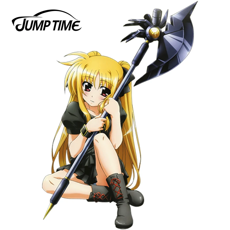 JumpTime 13cm x 8.8cm Pretty Graphics Mahou Shoujo Lyrical Nanoha Anime Sexy Hot Girl Fate Testarossa Vinyl Car Bumper Decal
JumpTime 13cm x 8.8cm Pretty Graphics Mahou Shoujo Lyrical Nanoha Anime Sexy Hot Girl Fate Testarossa Vinyl Car Bumper Decal