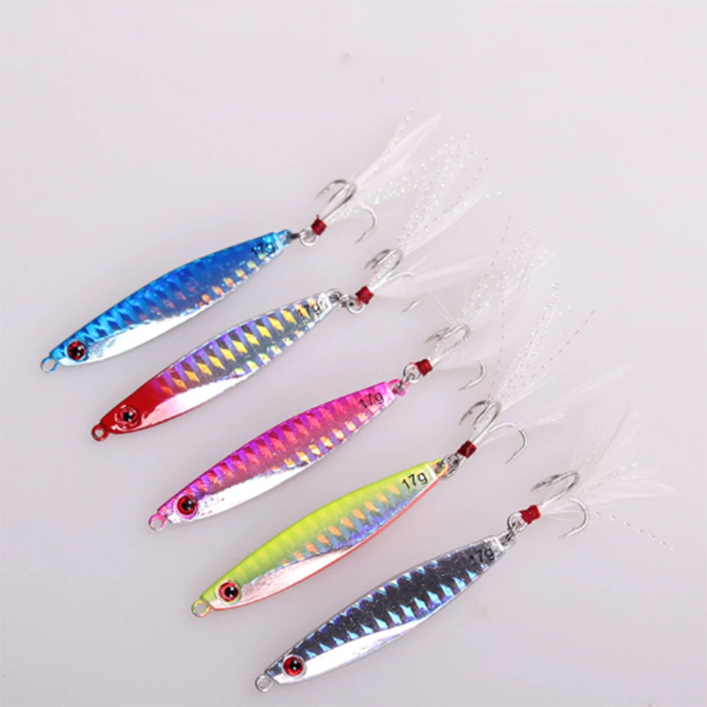 7g 14g 17g 21g shake Metal Jigging with hooks sardine Long casting Laser Lead Baits Sea Fishing Jig Lures
7g 14g 17g 21g shake Metal Jigging with hooks sardine Long casting Laser Lead Baits Sea Fishing Jig Lures