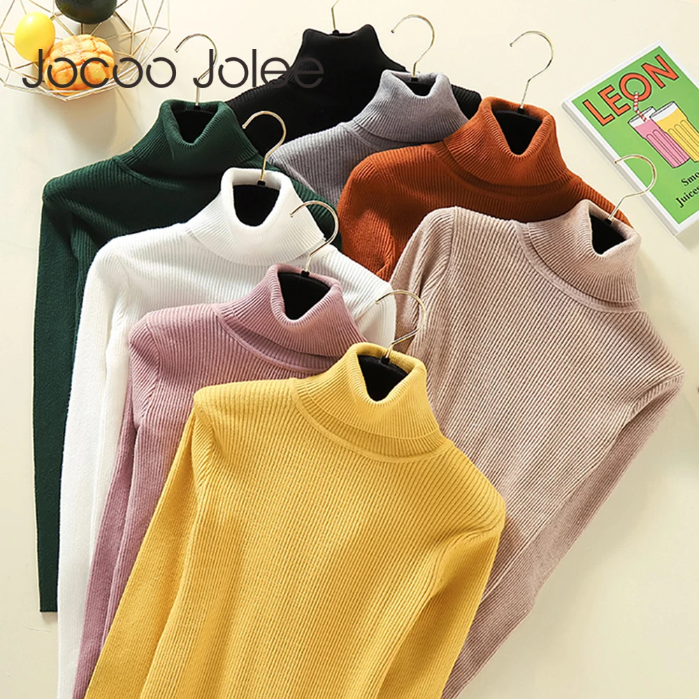 2019 Autumn Winter Thick Sweater Women Knitted Ribbed Pullover Sweater Long Sleeve Turtleneck Slim Jumper Soft Warm Pull Femme
2019 Autumn Winter Thick Sweater Women Knitted Ribbed Pullover Sweater Long Sleeve Turtleneck Slim Jumper Soft Warm Pull Femme