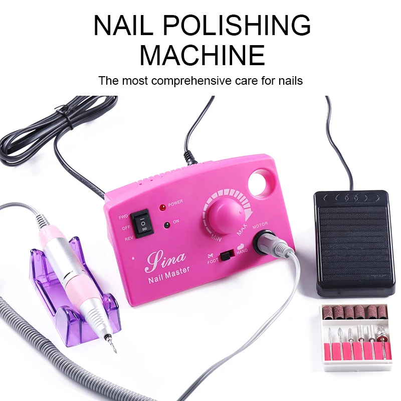 1Pc Electric Nail Drill Buffer File Nail Art Grinding Sanding Tips Professional Manicure Nail Polishing Machine Nail DIY Tools
1Pc Electric Nail Drill Buffer File Nail Art Grinding Sanding Tips Professional Manicure Nail Polishing Machine Nail DIY Tools