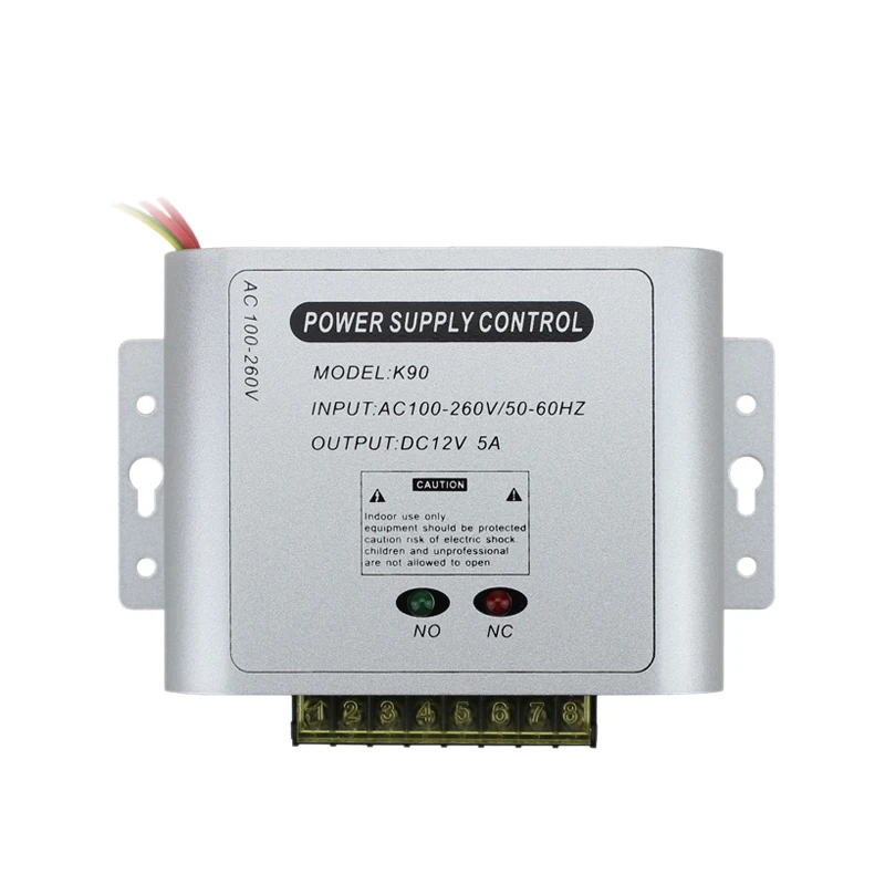 12V 5A Universal Power Supply for Access Control System with High Quality AC90V-260V