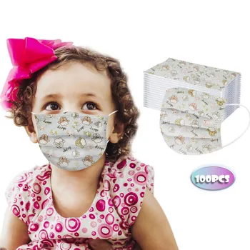 100PC a box Cartoon Kids Disposable Mask 3 Layer Child Filter Hygiene Thicken Children's Face Mouth Mask Earloop Fast Delievry
100PC a box Cartoon Kids Disposable Mask 3 Layer Child Filter Hygiene Thicken Children's Face Mouth Mask Earloop Fast Delievry