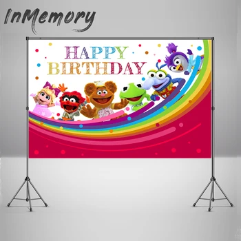 InMemory Children Birthday Party Banner Rainbow Clouds Sky Pastel Muppet Babies Backdrops Custom Photo Studio Background 7x5ft
InMemory Children Birthday Party Banner Rainbow Clouds Sky Pastel Muppet Babies Backdrops Custom Photo Studio Background 7x5ft