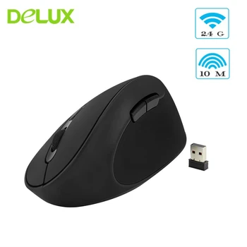 Delux M618SE Wireless Mouse Vertical Ergonomic Mause USB 6D 1600 DPI Computer Gaming Mice With Mause Pad For PC Laptop Desktop 
Delux M618SE Wireless Mouse Vertical Ergonomic Mause USB 6D 1600 DPI Computer Gaming Mice With Mause Pad For PC Laptop Desktop