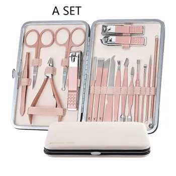 Stainless Steel Black Multiple Pieces Set Nail Clipper Set Decoration Eyebrow Personal Care Nail Tool Nail Clipper Set
Stainless Steel Black Multiple Pieces Set Nail Clipper Set Decoration Eyebrow Personal Care Nail Tool Nail Clipper Set