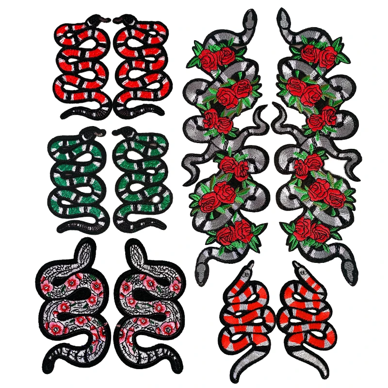 Cartoon animal snake embroidery patch BadgeS Embroidery Rose Flower Wholesale Patches Iron on patches Sewing Supplies
Cartoon animal snake embroidery patch BadgeS Embroidery Rose Flower Wholesale Patches Iron on patches Sewing Supplies