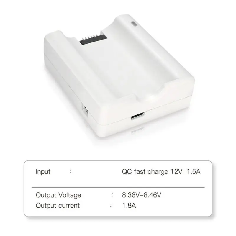 1Set QC3.0 Fast Charger Battery Charging Dock Stand with USB Data Cable for D-JI Mavic Mini Drone
1Set QC3.0 Fast Charger Battery Charging Dock Stand with USB Data Cable for D-JI Mavic Mini Drone