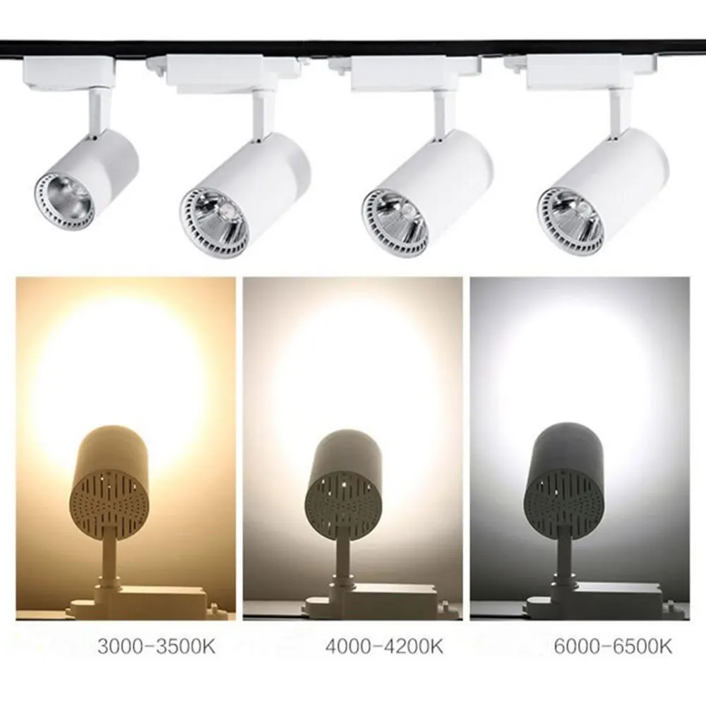 COB 20W LED Track Light Aluminum Ceiling Rail Track Lighting Spot Rail Spotlights Replace Halogen Lamps new
COB 20W LED Track Light Aluminum Ceiling Rail Track Lighting Spot Rail Spotlights Replace Halogen Lamps new