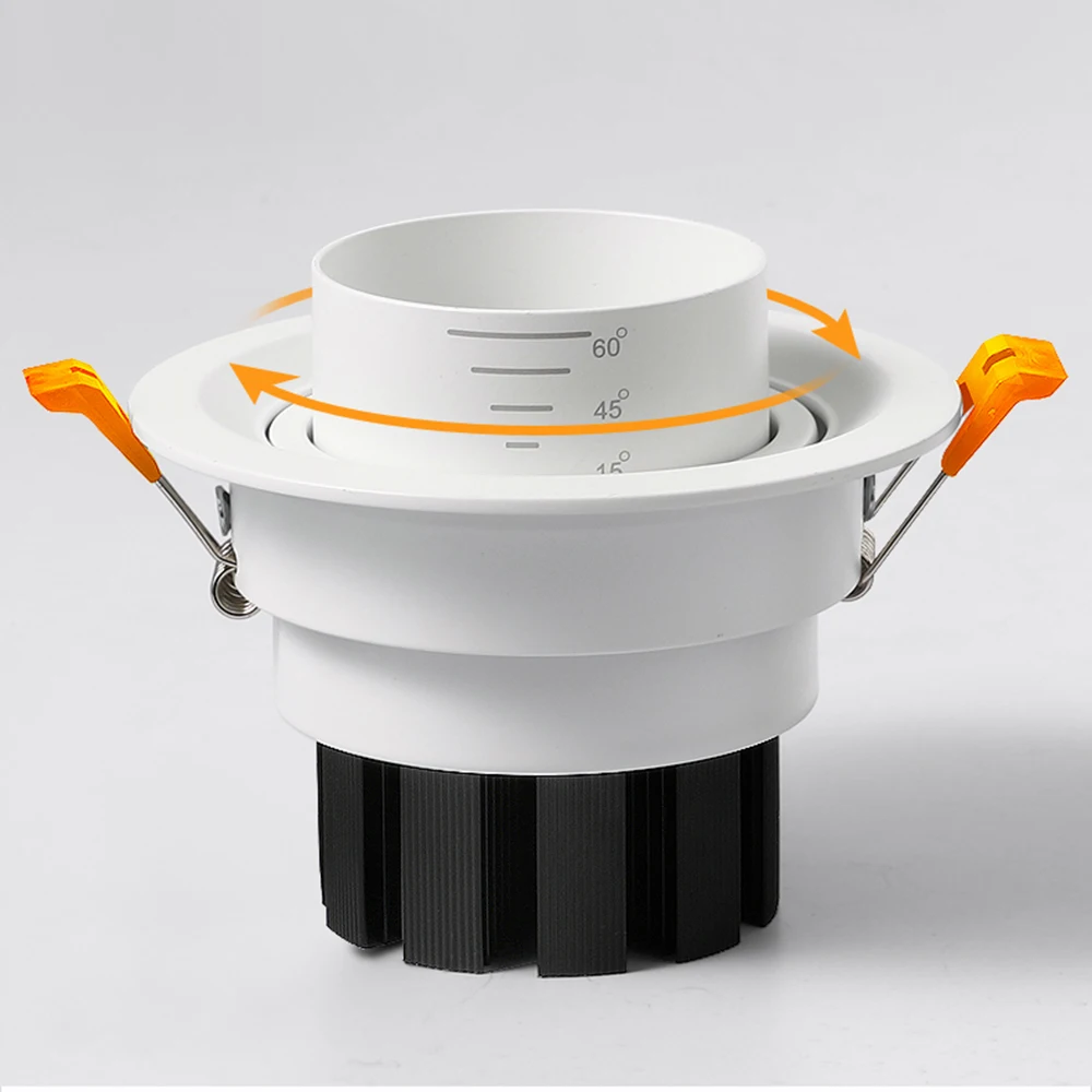 Zoom Spotlight Embedded LED Downlight Adjustable Focus Ceiling LED Illumination Background Wall Aisle Corridor Lighting Fixture
Zoom Spotlight Embedded LED Downlight Adjustable Focus Ceiling LED Illumination Background Wall Aisle Corridor Lighting Fixture