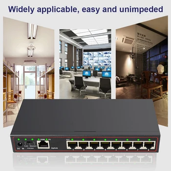 Vlan Base Gigabit Stable Hub Office 9 Port Data Transmission Fast Desktop Professional Plug And Play High Speed Network Switch
Vlan Base Gigabit Stable Hub Office 9 Port Data Transmission Fast Desktop Professional Plug And Play High Speed Network Switch