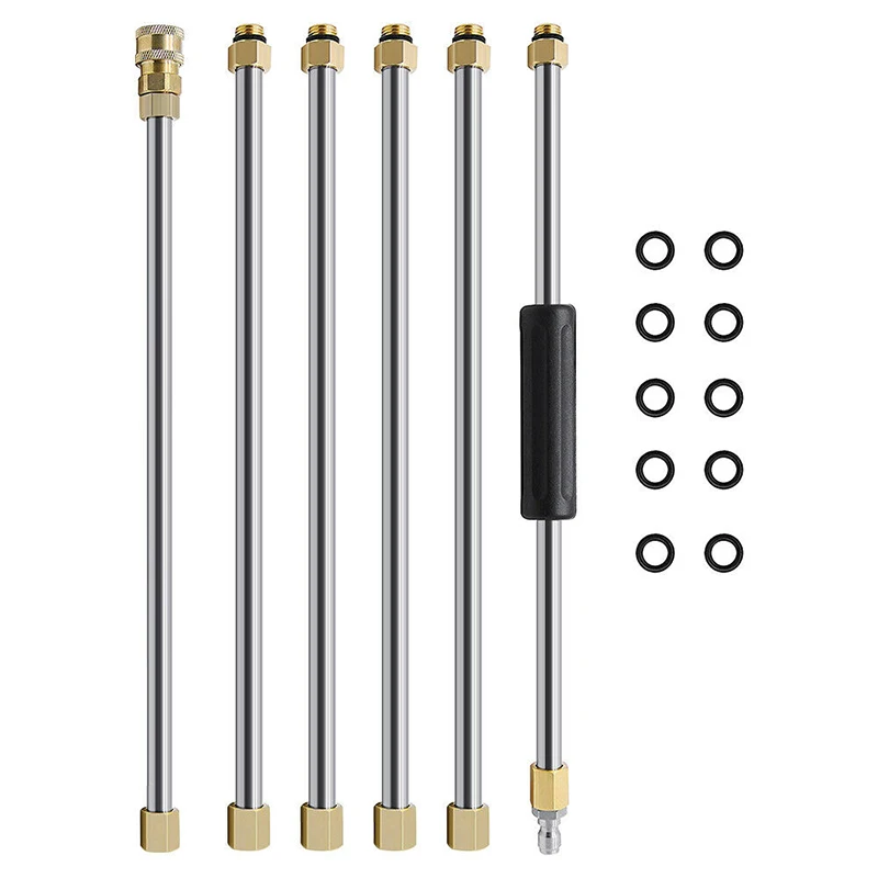 Set 4000psi Car Power High Pressure Washer Pistol Wand Lance Spray Tips Turbo Nozzle Extension Bars Gaskets Tool Parts
Set 4000psi Car Power High Pressure Washer Pistol Wand Lance Spray Tips Turbo Nozzle Extension Bars Gaskets Tool Parts