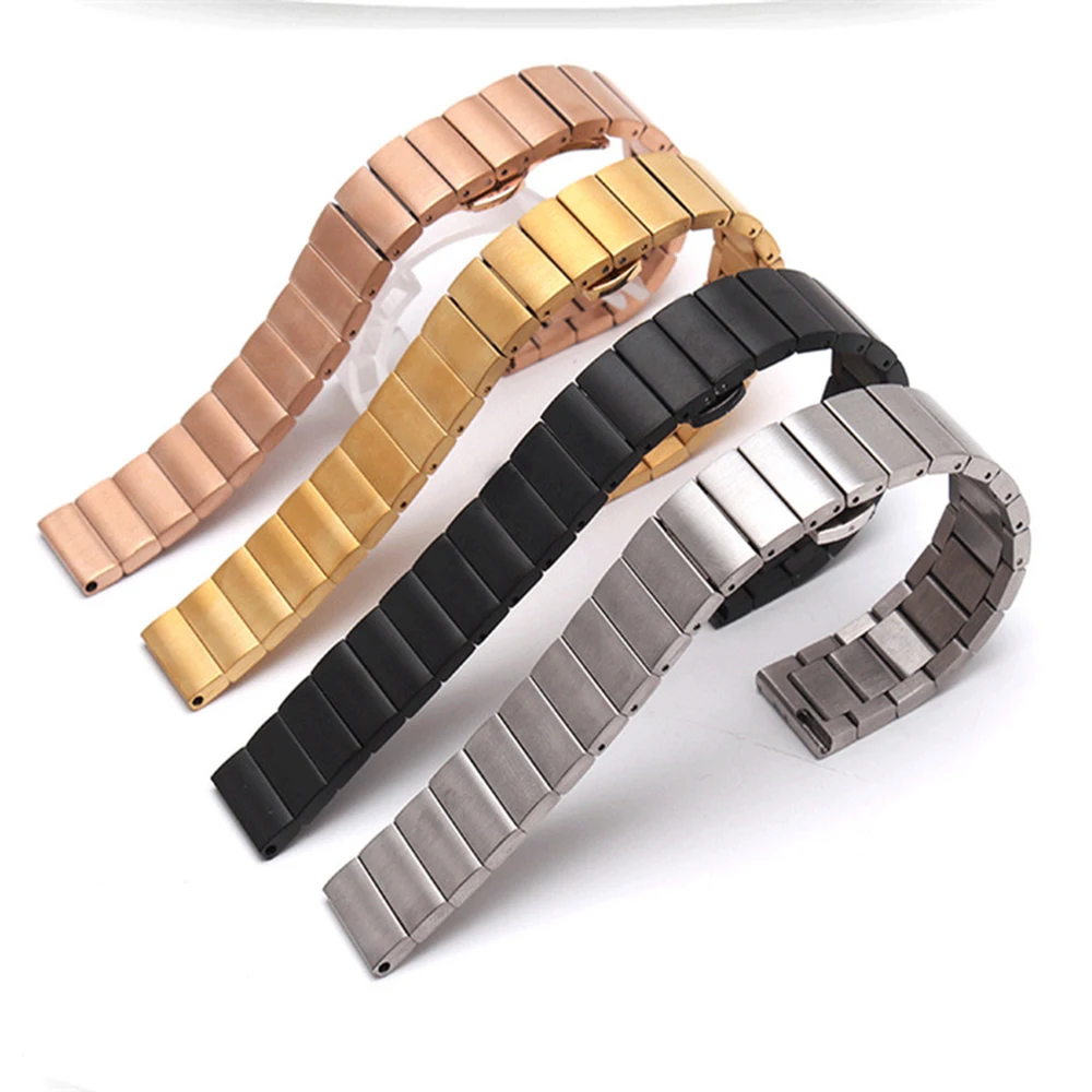 Watch band Compatible for Gear S3 Classic S2 with Stainless Steel Double Click Butterfly Buckle Watch Band WB102
Watch band Compatible for Gear S3 Classic S2 with Stainless Steel Double Click Butterfly Buckle Watch Band WB102
