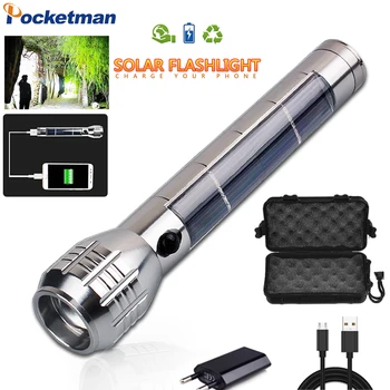Solar Power LED Flashlight Energy Saving Solar LED Torch USB Rechargeable Flashlight Zoomable Torch with Built-in Battery
Solar Power LED Flashlight Energy Saving Solar LED Torch USB Rechargeable Flashlight Zoomable Torch with Built-in Battery