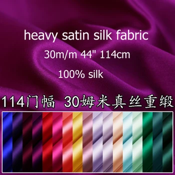 30m/m 114cm Thick Heavy Satin Silk Fabric In Stock Solid Color heavy Real Silk Fabrics Cloth Plain HighEnd Material Dress Blouse
30m/m 114cm Thick Heavy Satin Silk Fabric In Stock Solid Color heavy Real Silk Fabrics Cloth Plain HighEnd Material Dress Blouse