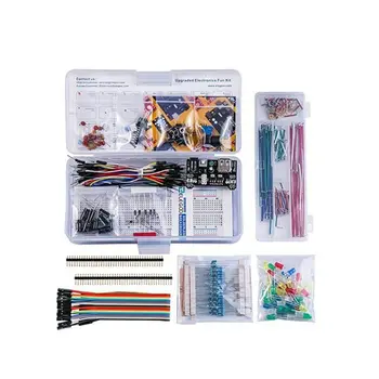 Basic Starter Kit for Electronic Components Starter Starter Kit Electronic Components with Breadboard Cable Resistors
Basic Starter Kit for Electronic Components Starter Starter Kit Electronic Components with Breadboard Cable Resistors