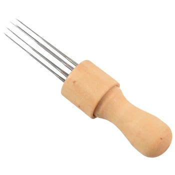 New DIY Felting Needle with Eight Needles tool Craft Wool Felt Stitch Punch Tool with Solid wood handle Felting more efficient
New DIY Felting Needle with Eight Needles tool Craft Wool Felt Stitch Punch Tool with Solid wood handle Felting more efficient