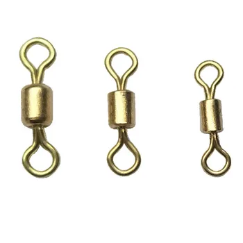 50PCS/Lot Fishing Swivels Ball Bearing Swivel Gold with Safety Snap Solid Rings Rolling Swivel for Carp Fishing Accessories
50PCS/Lot Fishing Swivels Ball Bearing Swivel Gold with Safety Snap Solid Rings Rolling Swivel for Carp Fishing Accessories