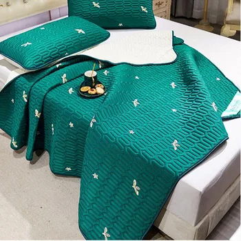 Thai latex mat three piece set Tencel air conditioning soft mat 1.5 ice silk 1.8m bed washing summer latex mattress
Thai latex mat three piece set Tencel air conditioning soft mat 1.5 ice silk 1.8m bed washing summer latex mattress