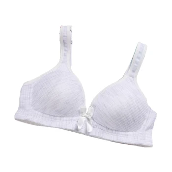 Women Breathable Puberty Students Brassiere For Puberty Students Cotton Thin Wire Free Underwear Cute Push Up Lingerie Bra
Women Breathable Puberty Students Brassiere For Puberty Students Cotton Thin Wire Free Underwear Cute Push Up Lingerie Bra