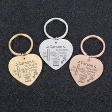 Baby Keychain Newborn Baby Keyring New Dad Mom Gift Baby Commemorate Gift Personalized Name Date of Birth Weight Time Height
Baby Keychain Newborn Baby Keyring New Dad Mom Gift Baby Commemorate Gift Personalized Name Date of Birth Weight Time Height