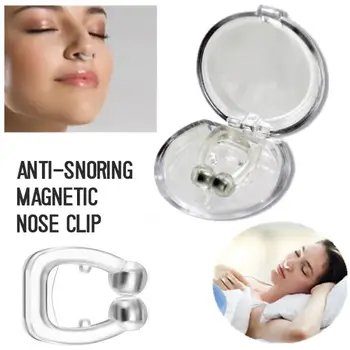 Mini Magnetic Anti Snoring Nasal Dilator Stop Snore Silicone Nose Clip Device Sleep Noise Guard Sleeping Dropshopping Popular
Mini Magnetic Anti Snoring Nasal Dilator Stop Snore Silicone Nose Clip Device Sleep Noise Guard Sleeping Dropshopping Popular