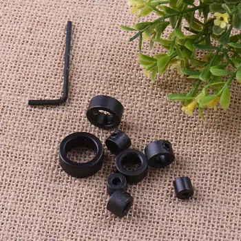 9 Pieces/Set 3-16mm Woodworking Drill Locator Positioner Drill Bit Depth Stop Collars Ring Positioner Stable With Hex Wrench Key
9 Pieces/Set 3-16mm Woodworking Drill Locator Positioner Drill Bit Depth Stop Collars Ring Positioner Stable With Hex Wrench Key