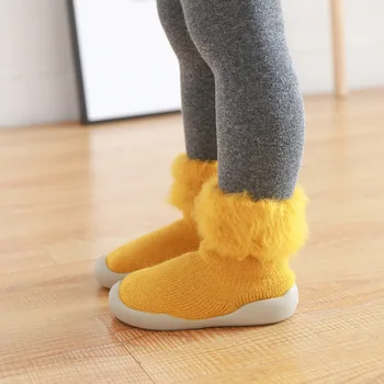 New Autumn and winter plus velvet thickening baby floor socks non-slip baby toddler shoes rubber bottom baby floor shoes
New Autumn and winter plus velvet thickening baby floor socks non-slip baby toddler shoes rubber bottom baby floor shoes