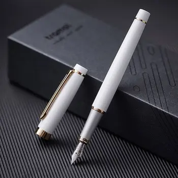 Classical Business Fountain Pen Metal Signature Calligraphy Pens with Gift Box School Supplies 
Classical Business Fountain Pen Metal Signature Calligraphy Pens with Gift Box School Supplies