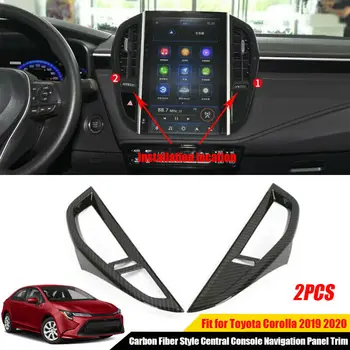 New Arrival High Quality For Toyota Corolla 2019 2020 Carbon Fiber Central Console Navigation Panel Trim
New Arrival High Quality For Toyota Corolla 2019 2020 Carbon Fiber Central Console Navigation Panel Trim