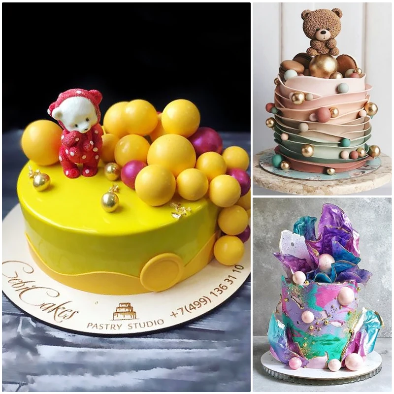 Silicone Cake Model Chocolate Fudge Mold Large Small Multi Size Pearl Ball Shape DIY Baking Kitchen Baking Cake Decoration Tool Silicone Cake Model Chocolate Fudge Mold Large Small Multi Size Pearl Ball Shape DIY Baking Kitchen Baking Cake Decoration Tool