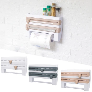 Plastic Refrigerator Cling Film Cutting Storage Rack Wall Hanging Paper Towel Holder Organizer Kitchen Organizer
Plastic Refrigerator Cling Film Cutting Storage Rack Wall Hanging Paper Towel Holder Organizer Kitchen Organizer