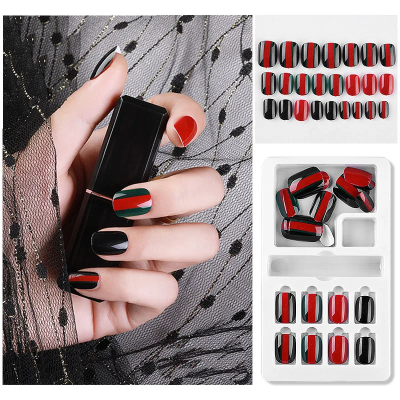 24Pcs False Nails Fake Nails Detachable Press on Nails With Jelly Gel Glue Nail Art Glue on Nails
24Pcs False Nails Fake Nails Detachable Press on Nails With Jelly Gel Glue Nail Art Glue on Nails