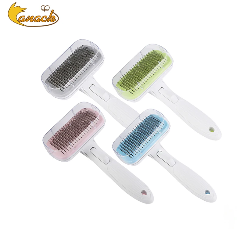 High Quality Pet Comb For Dogs Automatic Hair Removal Comb Brush Remover Hair Grooming Dog Cat Comb
High Quality Pet Comb For Dogs Automatic Hair Removal Comb Brush Remover Hair Grooming Dog Cat Comb