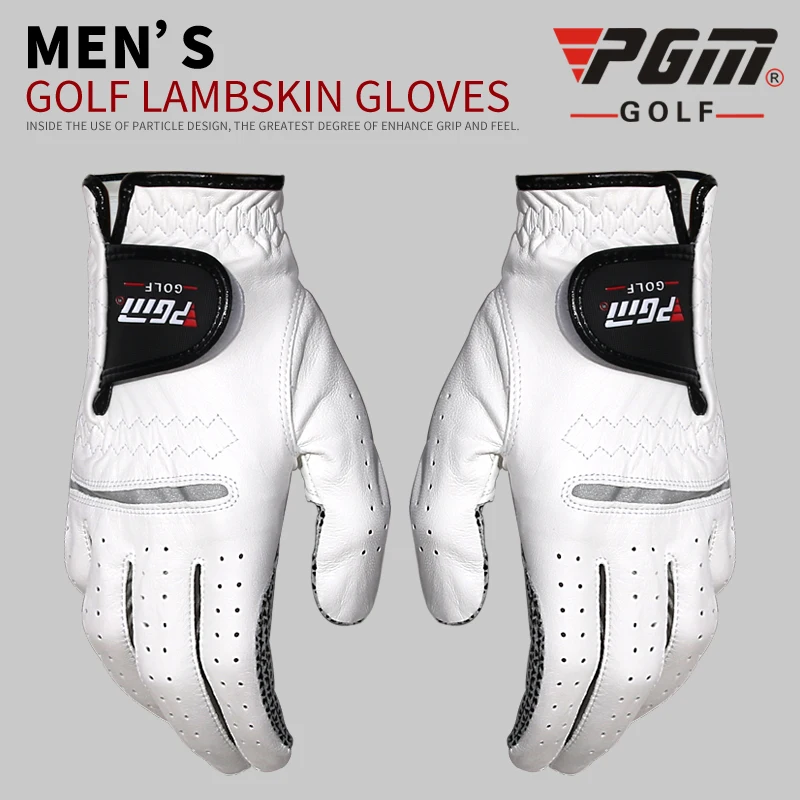 PGM Authentic Men's Golf Gloves Breathable Leather Sheepskin Left Right Hand Anti-skid Beginner Practice Golf Accessories
PGM Authentic Men's Golf Gloves Breathable Leather Sheepskin Left Right Hand Anti-skid Beginner Practice Golf Accessories