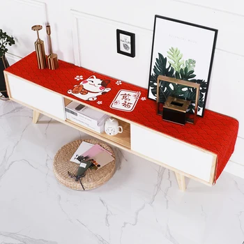 Japanese Lucky Cat Table Runner Modern Furniture Cotton Fabric Fish Pattern Table Cloth
Japanese Lucky Cat Table Runner Modern Furniture Cotton Fabric Fish Pattern Table Cloth