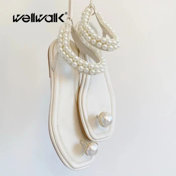 Pearl Flip Flops Women Flat Shoes Square Toe Ankle Strap Sandals Female Fashion Summer Slipper Back Bow Designer Show Woman 2020
Pearl Flip Flops Women Flat Shoes Square Toe Ankle Strap Sandals Female Fashion Summer Slipper Back Bow Designer Show Woman 2020
