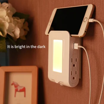 Multi-Function 3.1A Dual USB Charging Socket Plug In Smart Led Night Light Bedroom Hallway Bathroom US Plug
Multi-Function 3.1A Dual USB Charging Socket Plug In Smart Led Night Light Bedroom Hallway Bathroom US Plug