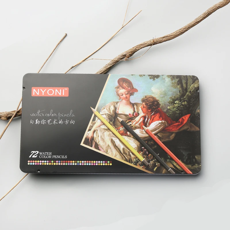 CHENYU 12/24/36/48/72 Watercolor Pencils Premium Soft Core lapis de cor Professional Soluble color Pencil for Art School Supplie
CHENYU 12/24/36/48/72 Watercolor Pencils Premium Soft Core lapis de cor Professional Soluble color Pencil for Art School Supplie