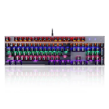 Motospeed K73 104 Keys Mechanical Keyboard Mixed Light Gaming Keyboard English Keyboard with Blue Switches for Desktop/Laptop
Motospeed K73 104 Keys Mechanical Keyboard Mixed Light Gaming Keyboard English Keyboard with Blue Switches for Desktop/Laptop