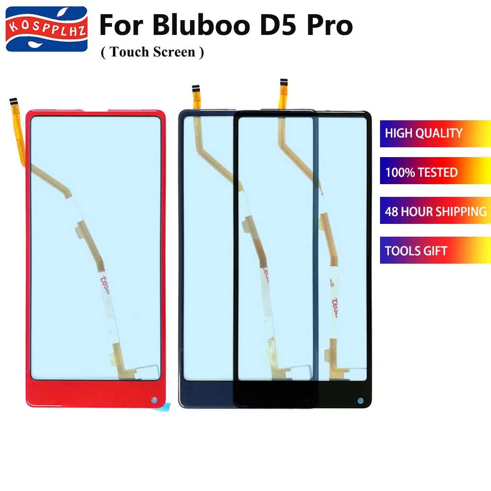Стеклянная Сенсорная панель KOSPPLHZ 5 "для Bluboo D5 Pro Сменное стекло для сенсорного