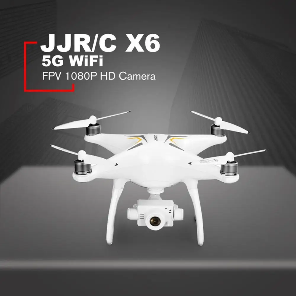 JJR/C X6 GPS Drone Professional Brushless Drone 5G WiFi FPV 1080P HD Camera Selfie RC Drone Follow Me Mode Kids Toy Gifts
JJR/C X6 GPS Drone Professional Brushless Drone 5G WiFi FPV 1080P HD Camera Selfie RC Drone Follow Me Mode Kids Toy Gifts