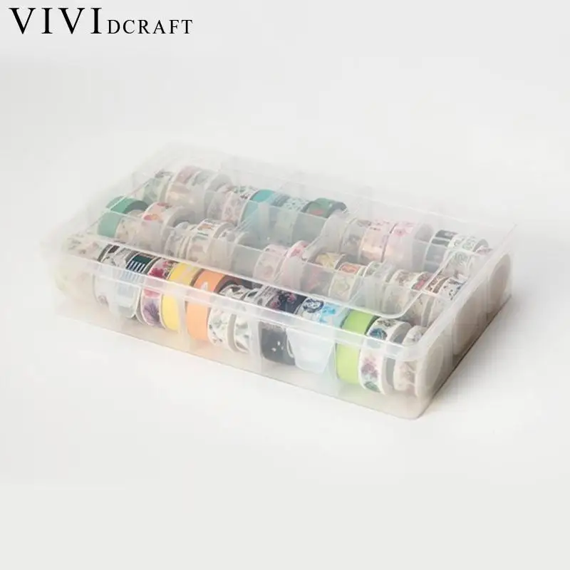 Vividcraft Tape Dispenser Washi Tape DIY Storage Box Dispenser Tape Scrapbooking Stationery 27.6*16*5.5cm Packing Sticker X1M7
Vividcraft Tape Dispenser Washi Tape DIY Storage Box Dispenser Tape Scrapbooking Stationery 27.6*16*5.5cm Packing Sticker X1M7